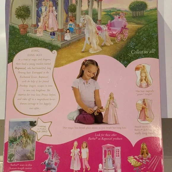 Barbie as Rapunzel Doll - Picture 2 of 3